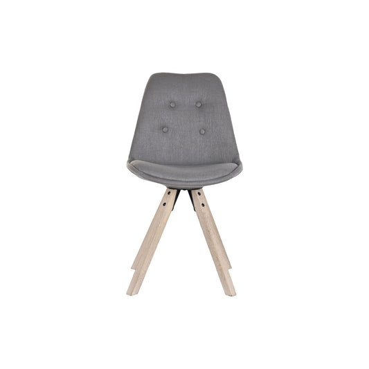 Καρέκλα Τραπεζαρίας DKD Home Decor Γκρι (Ανακαινισμenα A)