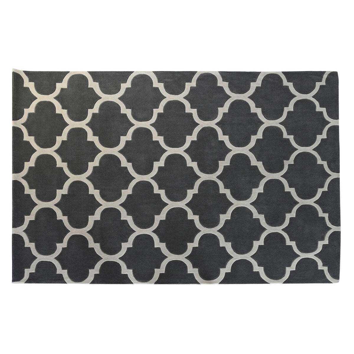Χαλί DKD Home Decor 160 x 230 x 2 cm Γκρι πολυεστέρας Χωρίς Δακτύλιο
