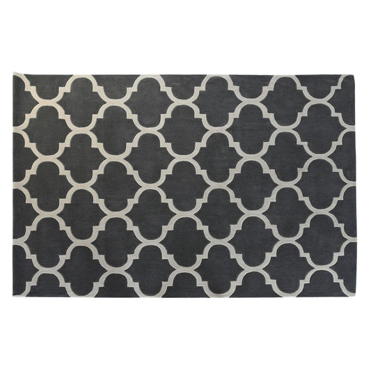 Χαλί DKD Home Decor 160 x 230 x 2 cm Γκρι πολυεστέρας Χωρίς Δακτύλιο