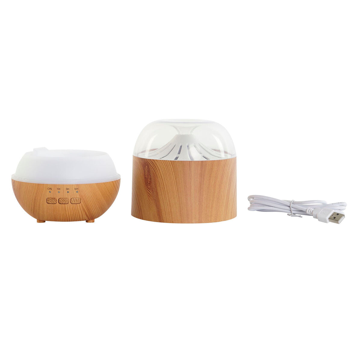 Υγραντήρας Αρωματικός Διαχύτης DKD Home Decor Λευκό Φυσικό 120 ml
