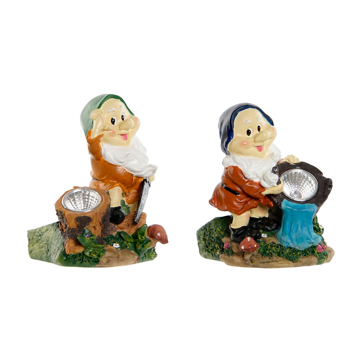 Γνωστή κήπου Home ESPRIT Πολύχρωμο 11,5 x 11 x 15,2 cm (x2)