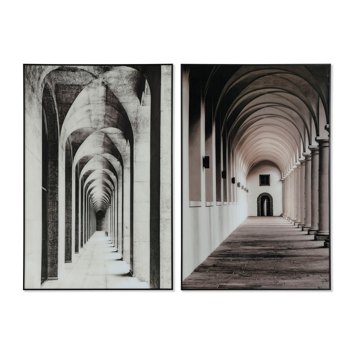 Πίνακας Home ESPRIT Αλουμίνιο Κρυστάλλινο 80 x 2,5 x 120 cm