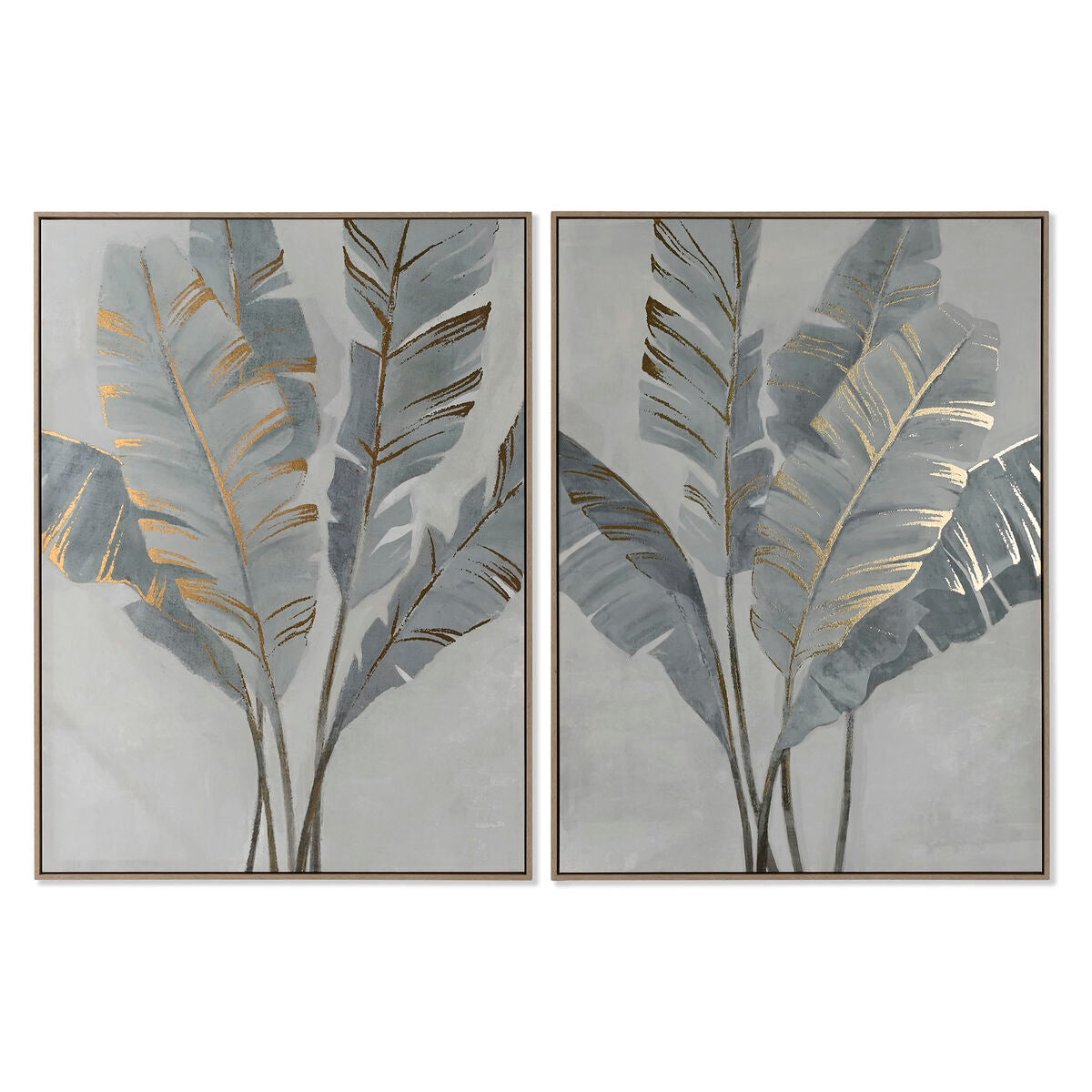 Καμβάς Home ESPRIT πολυστερίνη Καμβάς 90 x 4 x 120 cm