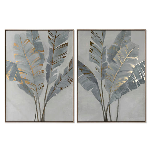 Καμβάς Home ESPRIT πολυστερίνη Καμβάς 90 x 4 x 120 cm