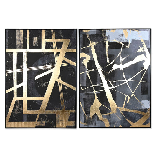 Καμβάς Home ESPRIT πολυστερίνη Καμβάς 103 x 4,5 x 143 cm
