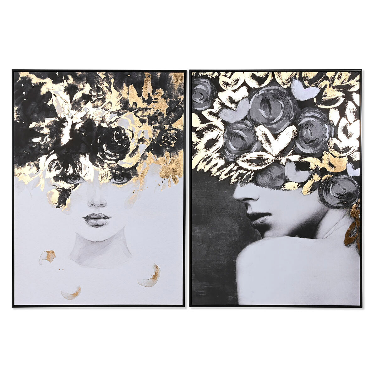 Καμβάς Home ESPRIT πολυστερίνη Καμβάς 103 x 4,5 x 143 cm
