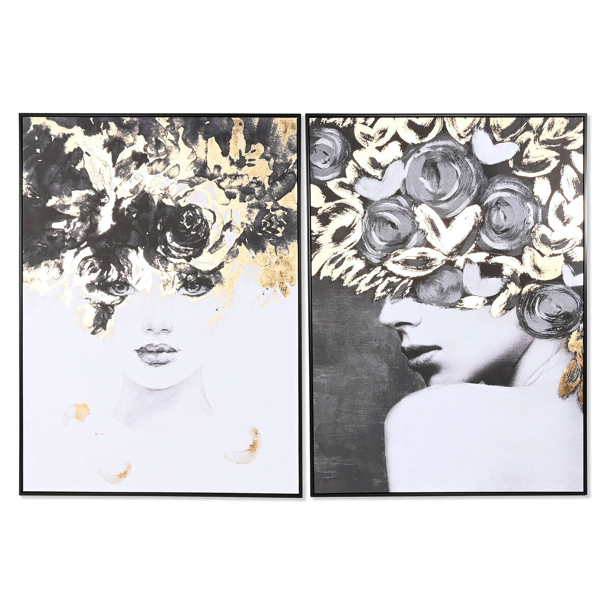 Καμβάς Home ESPRIT πολυστερίνη Καμβάς 103 x 4,5 x 143 cm