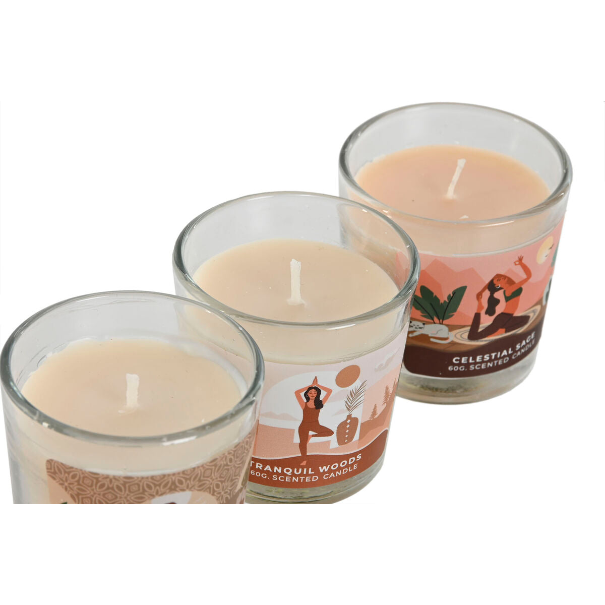 Αρωματικό Κερί Home ESPRIT Urban 60 g (3 Μονάδες)