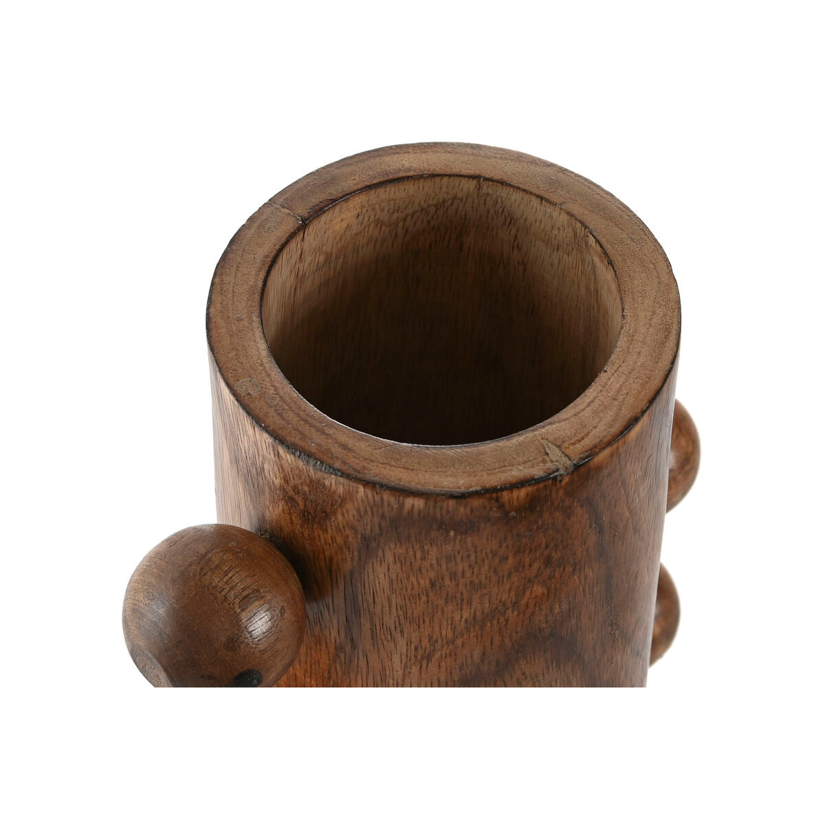 Βάζο Home ESPRIT Ξύλο από Μάνγκο 10 x 10 x 28 cm