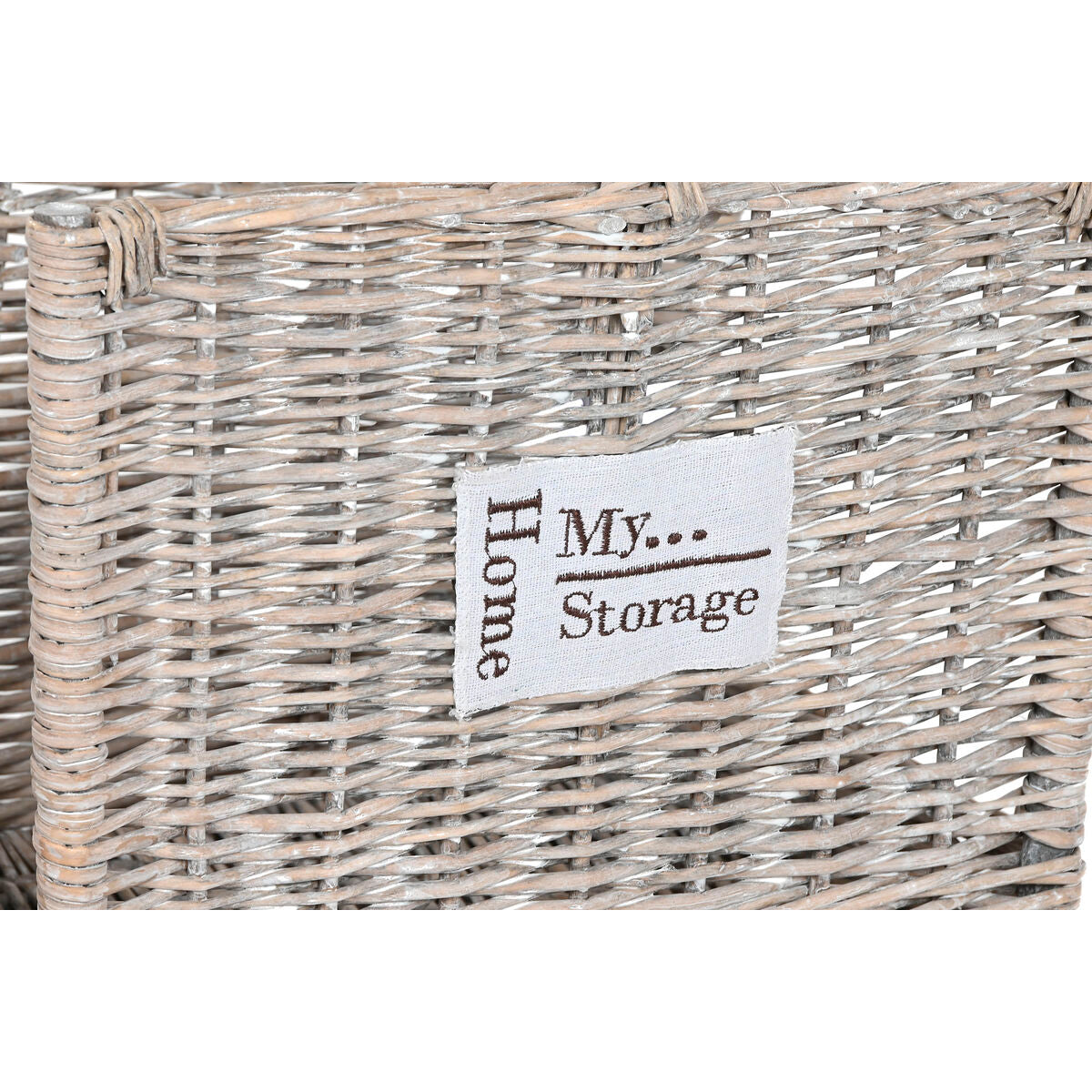 Βάση για Καυσόξυλα Home ESPRIT Φυσικό λυγαριά 47 x 35 x 54 cm (2)