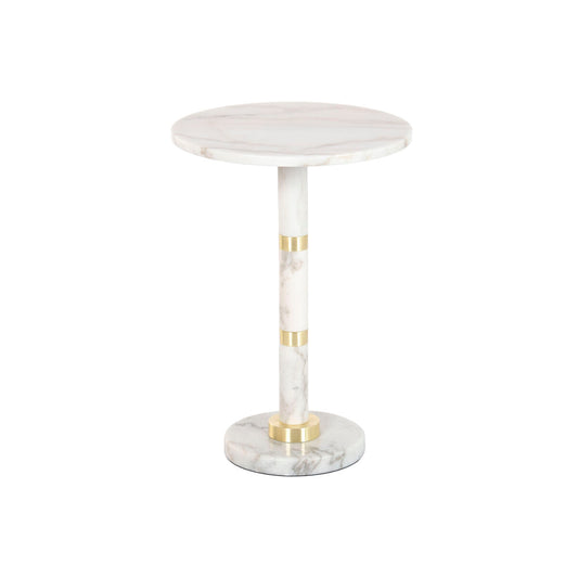 Βοηθητικό Τραπέζι Home ESPRIT Λευκό Χρυσό 41 X 41 X 58 CM