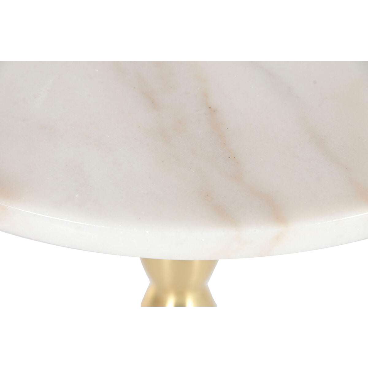 Βοηθητικό Τραπέζι Home ESPRIT Λευκό Χρυσό 41 x 41 x 57 cm