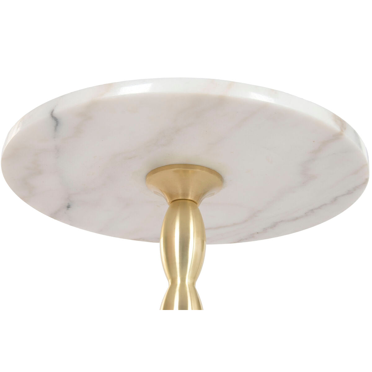 Βοηθητικό Τραπέζι Home ESPRIT Λευκό Χρυσό 41 x 41 x 57 cm