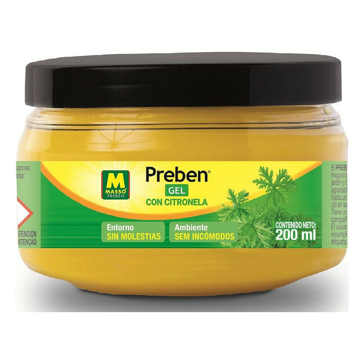 Απωθητικό κουνουπιών Massó Citronella 200 ml Τζελ