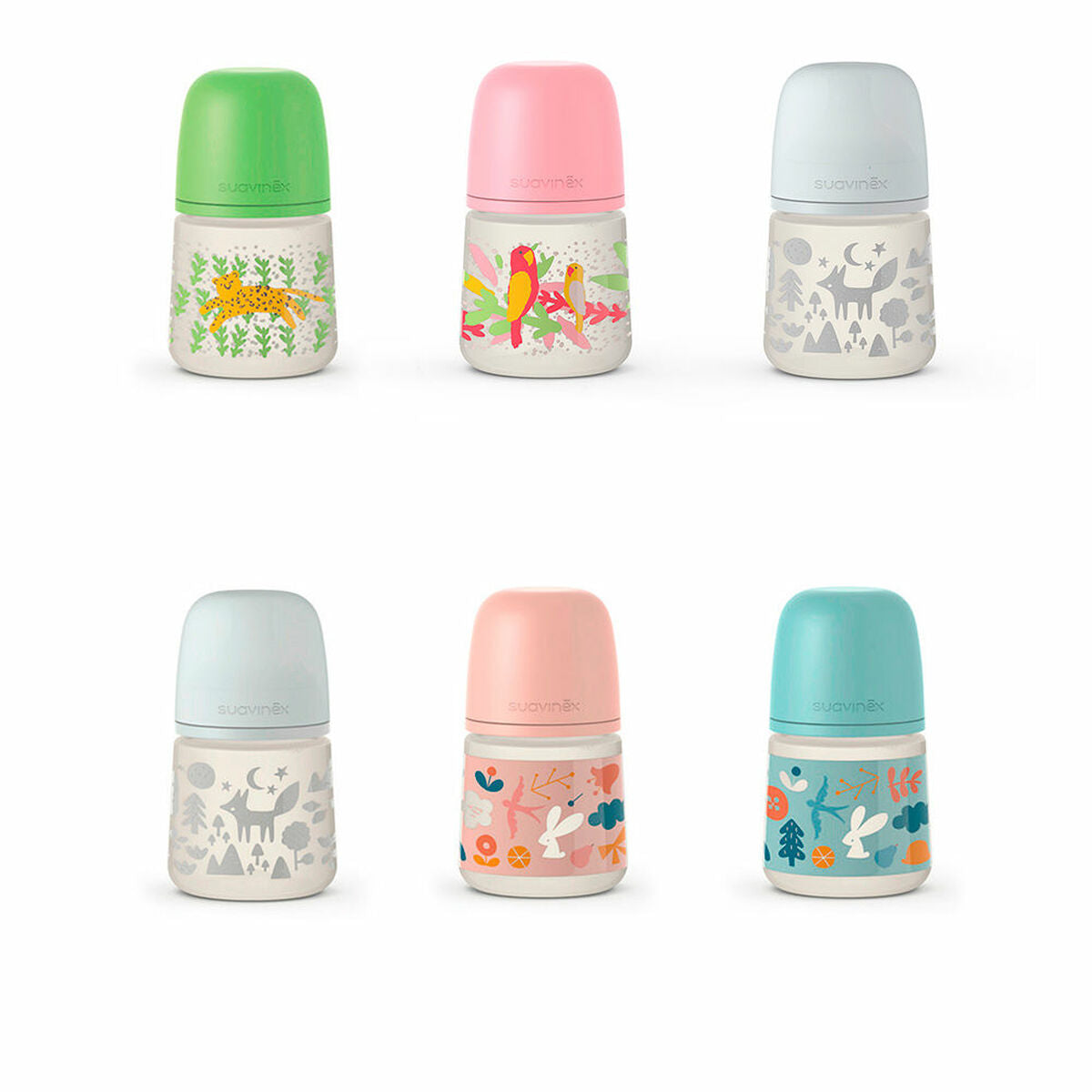 Μπιμπερό Suavinex Prints S 150 ml