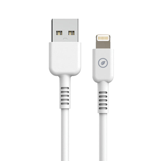 Καλώδιο USB σε Lightning Muvit for Change Λευκό