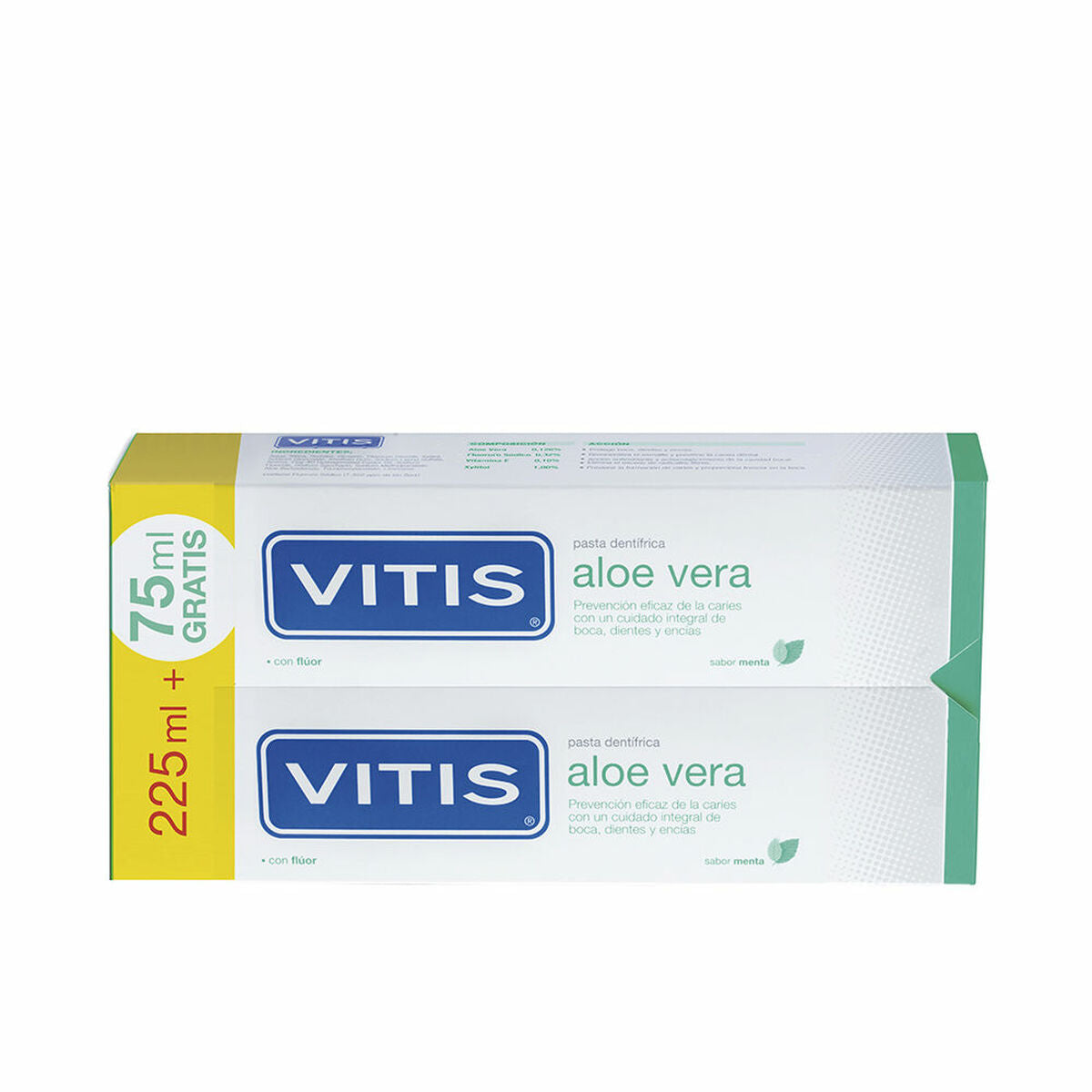 Οδοντόκρεμα Vitis Αλόη Βέρα x2 150 ml