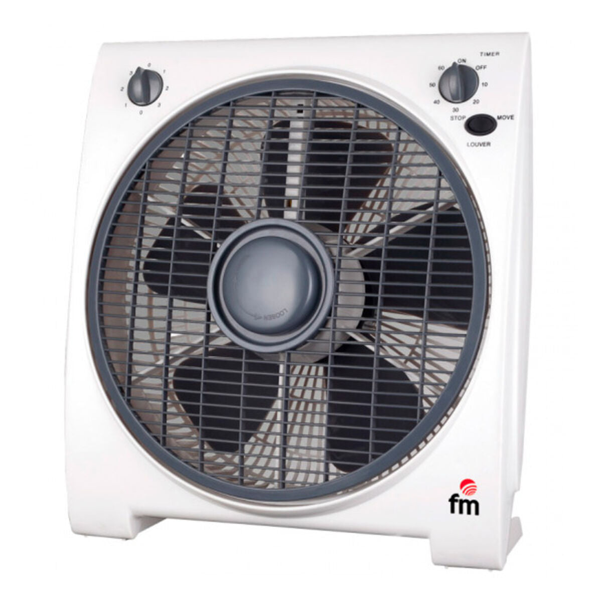 Ανεμιστήρας Δαπέδου Grupo FM BF4 8600046608 Λευκό 45 W