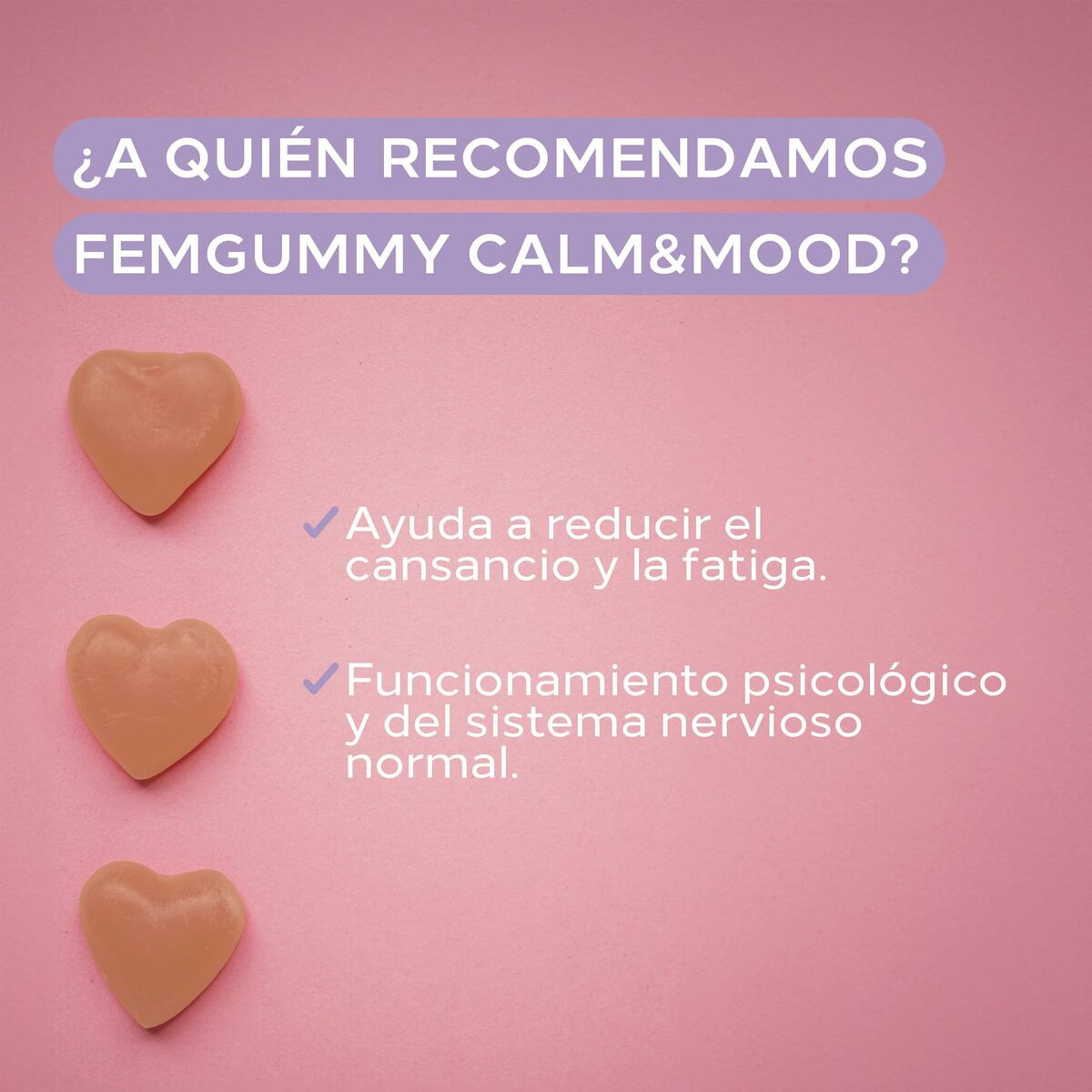 Συμπλήρωμα Διατροφής Cumlaude Lab FEMGUMMY CALM & MOOD 60 Μονάδες