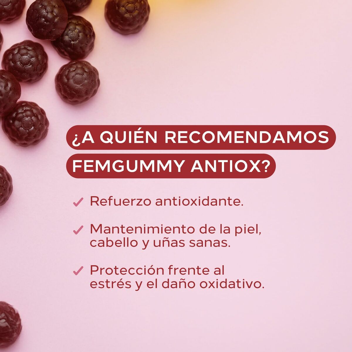 Συμπλήρωμα Διατροφής Cumlaude Lab FEMGUMMY ANTIOX 60 Μονάδες