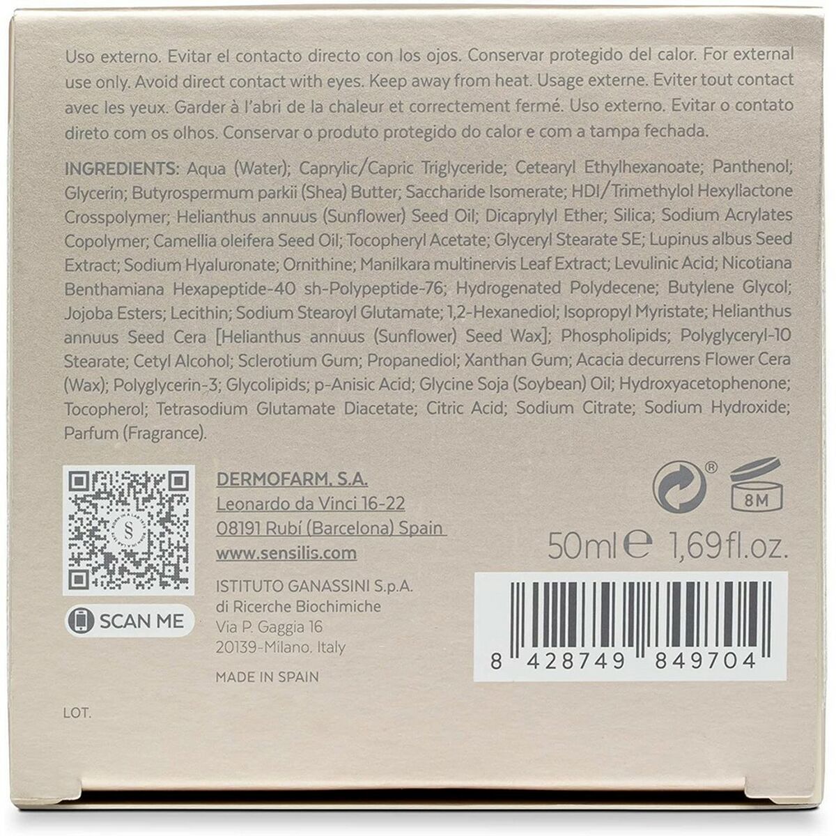 Κρέμα Ημέρας Sensilis Eternalist 50 ml