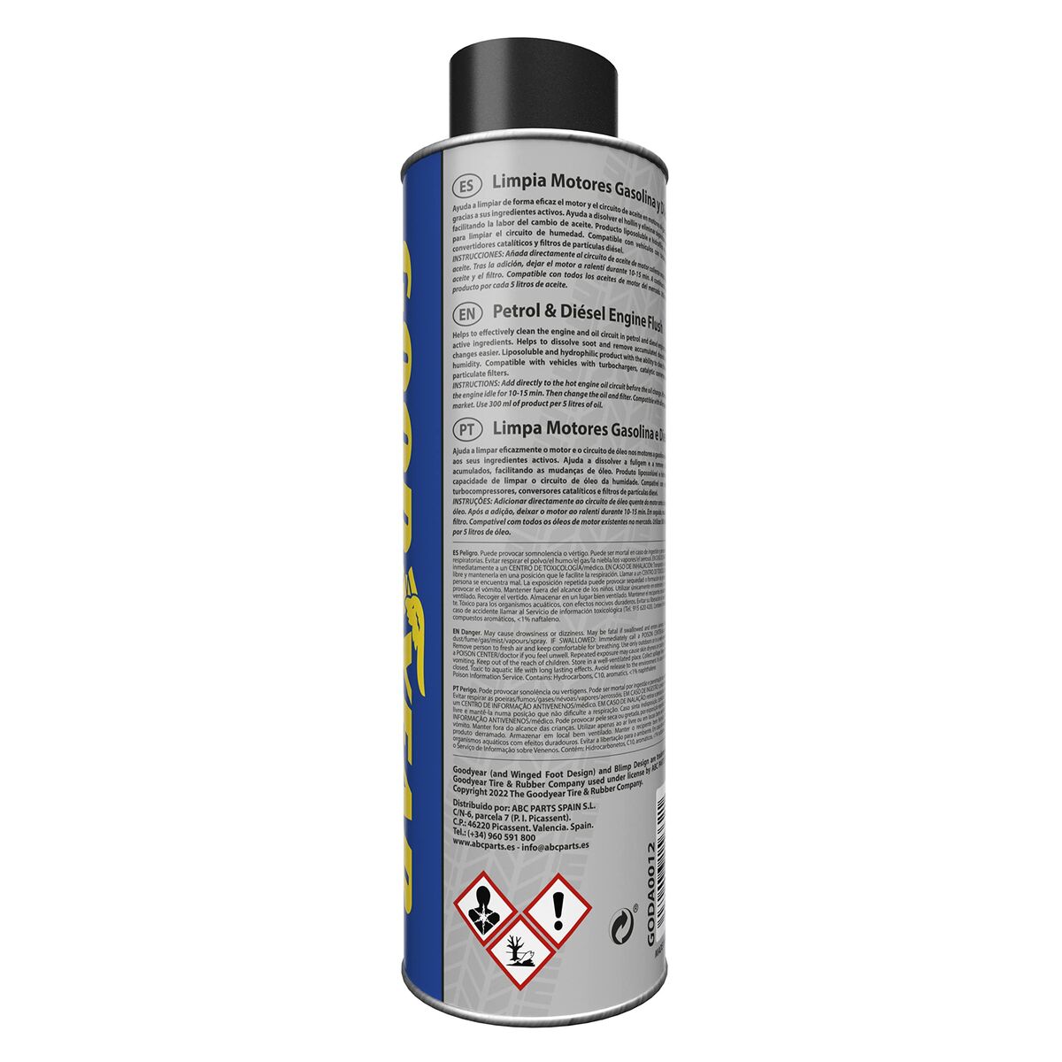 Καθαριστικό κινητήρα Goodyear Βενζίνη Diesel 300 ml