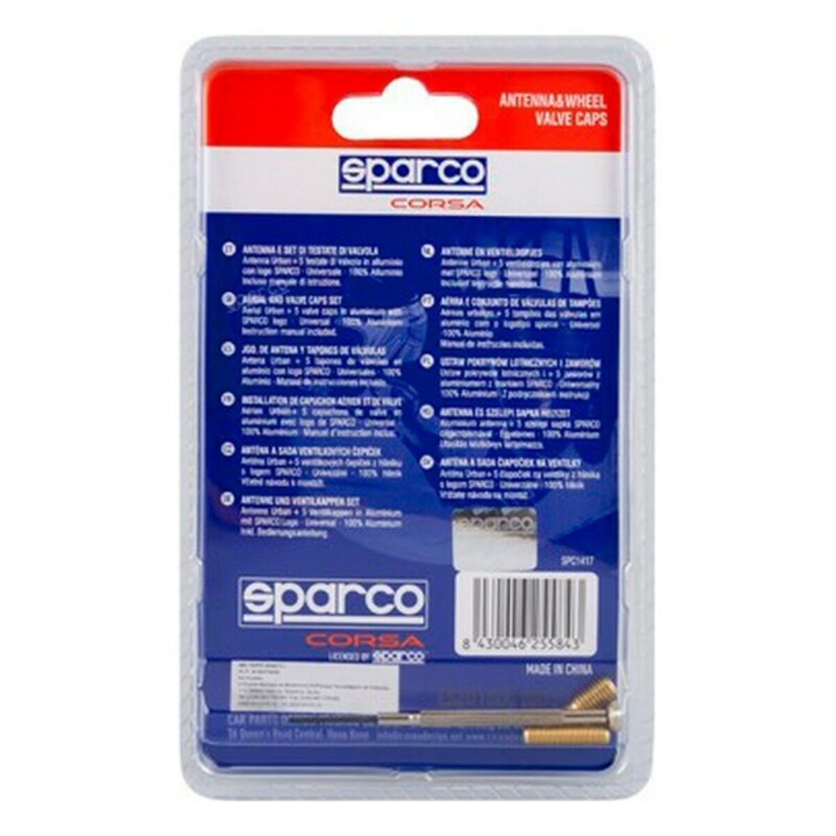 Κεραία Αυτοκινήτου Sparco CS6 Μαύρο