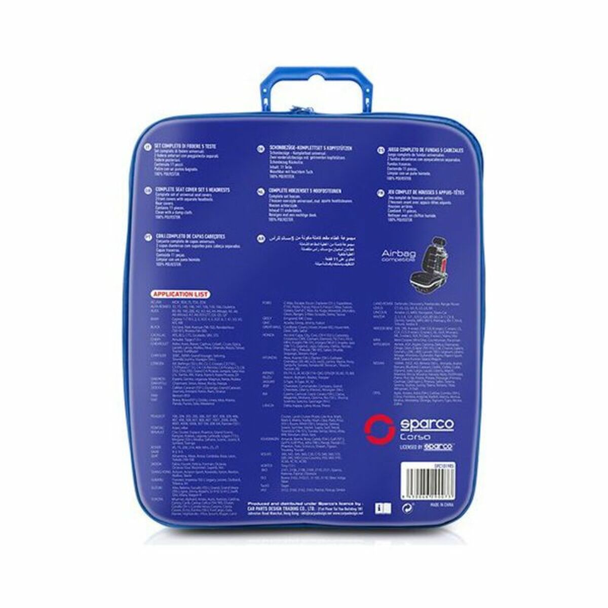Σετ Καλύψεων Καθισμάτων Sparco S-Line Καθολικό (11 pcs)