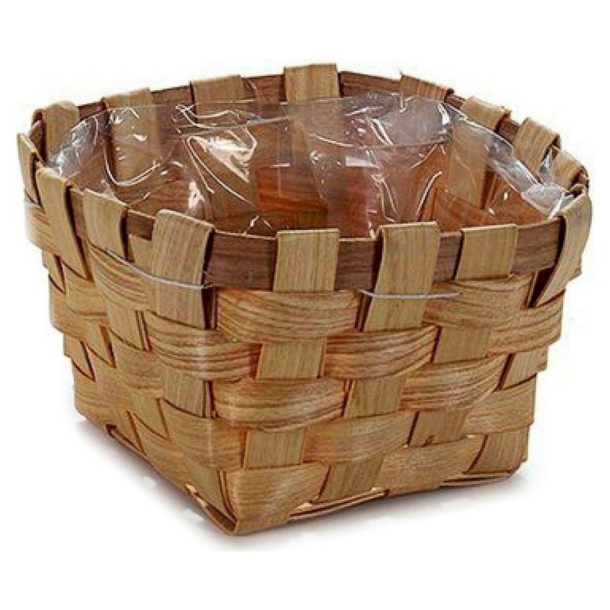 Βάζο Λουλουδιών Ibergarden Καφέ Ζαχαροκάλαμο 18 x 9,5 x 18 cm