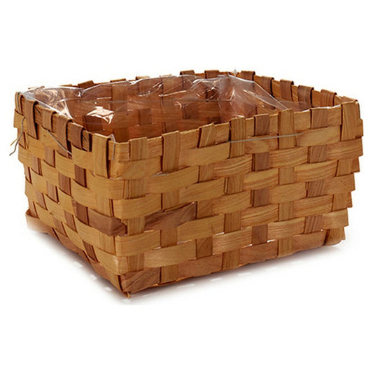 Βάζο Λουλουδιών Ibergarden Καφέ Ζαχαροκάλαμο 21 x 12,5 x 27 cm