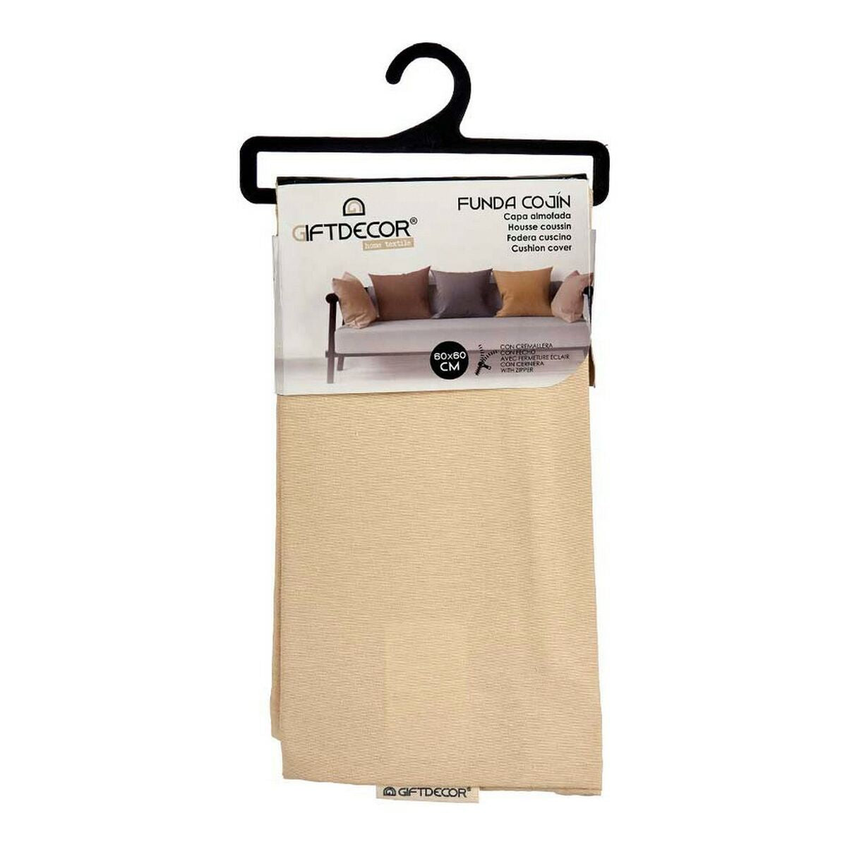 Κάλυψη μαξιλαριού Gift Decor Μπεζ