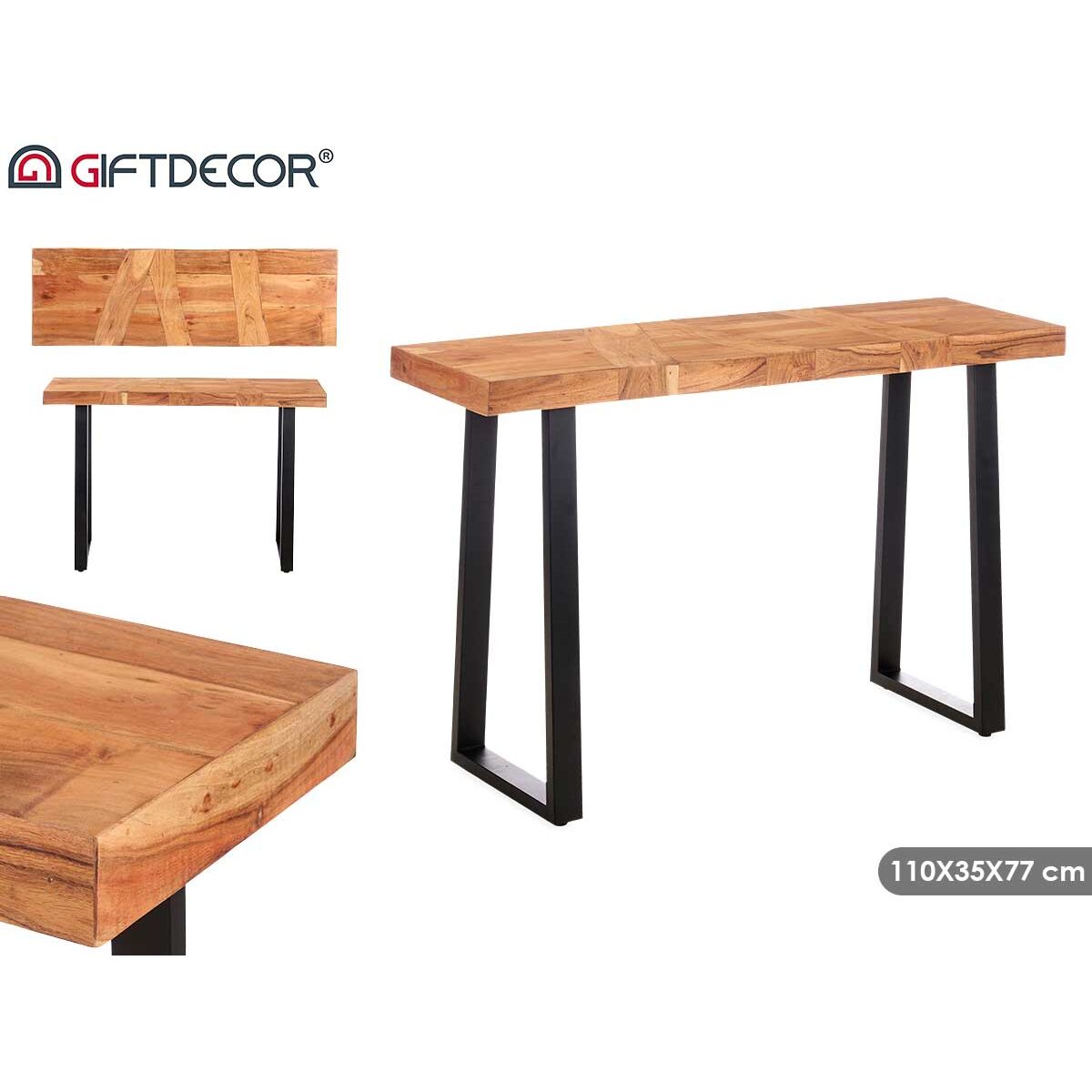 Έπιπλο Εισόδου Gift Decor Trama 110 x 35 x 77 cm Πολύχρωμο (Ανακαινισμenα A)
