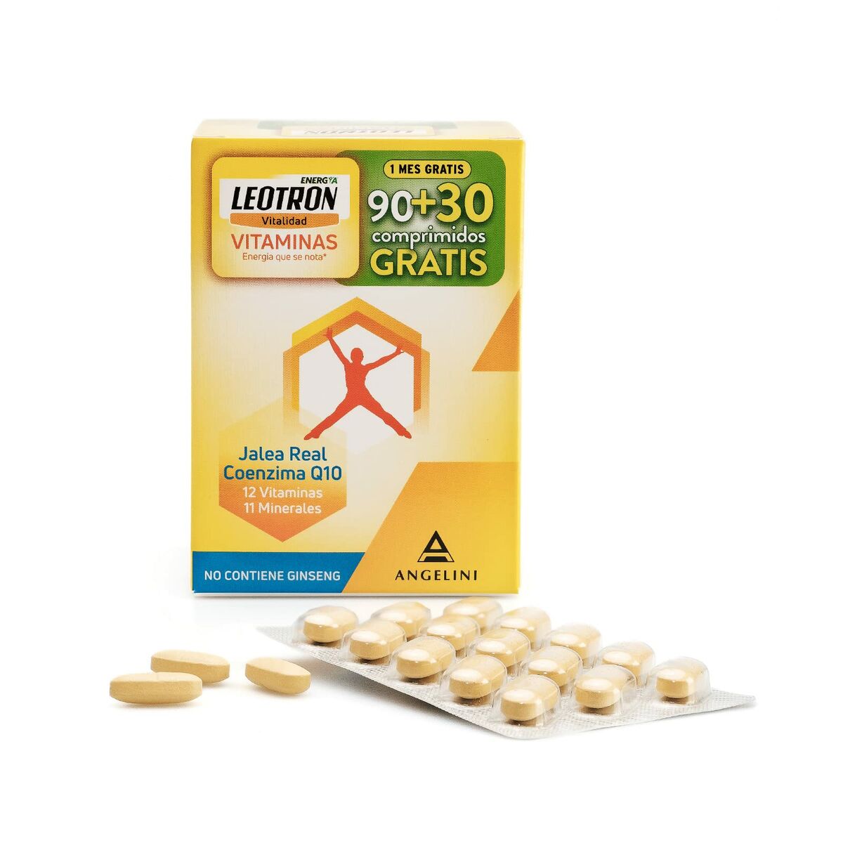 Συμπλήρωμα Διατροφής Leotron Leotron Vitaminas Συνένζυμο Q-10 Βασιλικός πολτός 120 Μονάδες