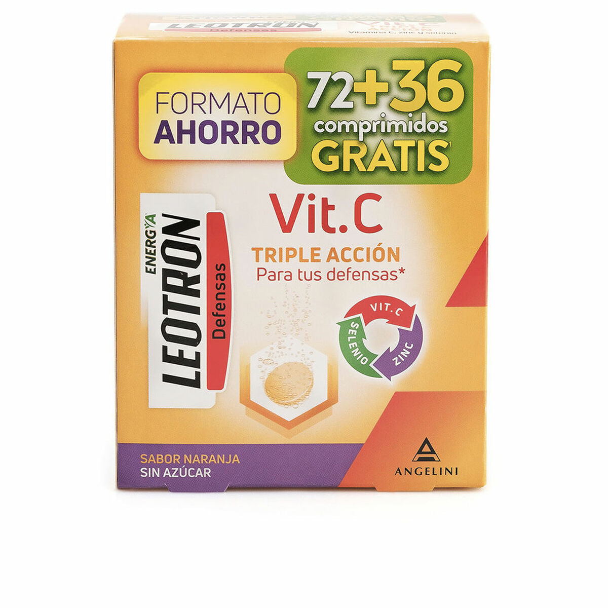 Συμπλήρωμα Διατροφής Leotron Vitamina C Βιταμίνη C x108