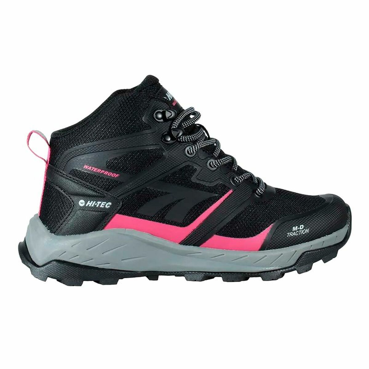 Μπότες Βουνού Hi-Tec Toubkal Mid Wp Μαύρο