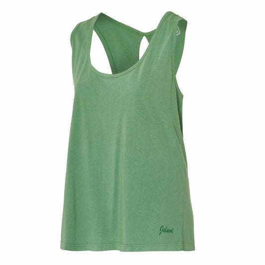 Αμάνικο Γυναικείο Μπλουζάκι Joluvi Bambu Tank Mujer Verde Πράσινο Σκούρο πράσινο