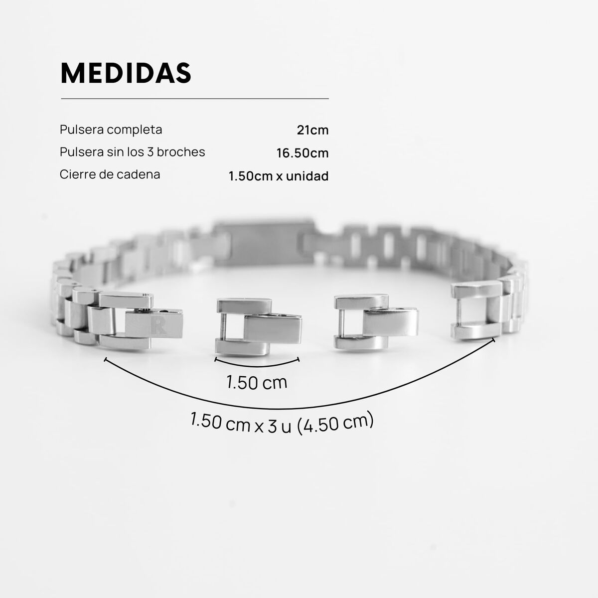 Ανδρικά Βραχιόλια Radiant RH000282 Ασημί