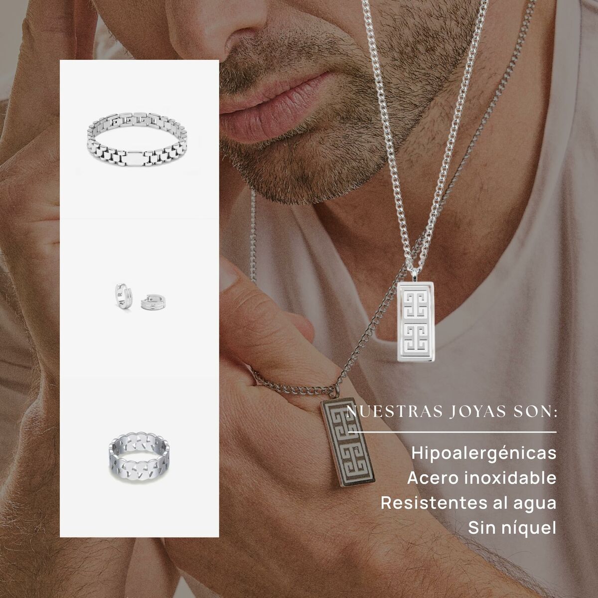 Ανδρικά Βραχιόλια Radiant RH000283 Ασημί