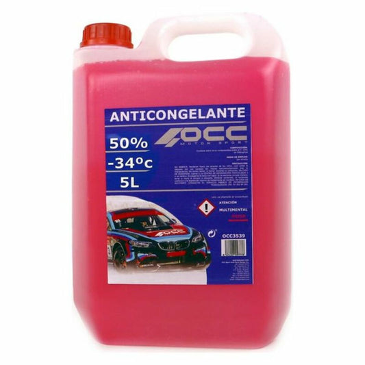 Αντιψυκτικά OCC Motorsport 50% Οργανικό Ροζ (5 L)
