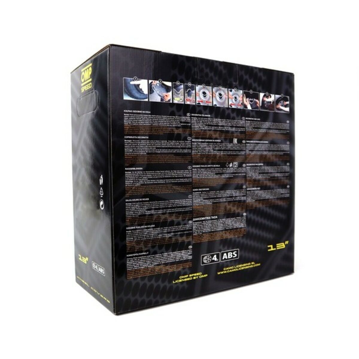 Τάσια OMP Stinger Speed Μαύρο Ασημί 13" (4 uds)