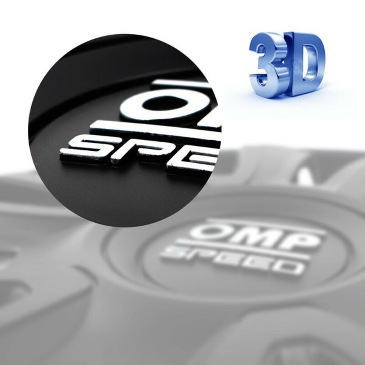 Τάσια OMP Magnum Speed Μαύρο 16" (4 uds)