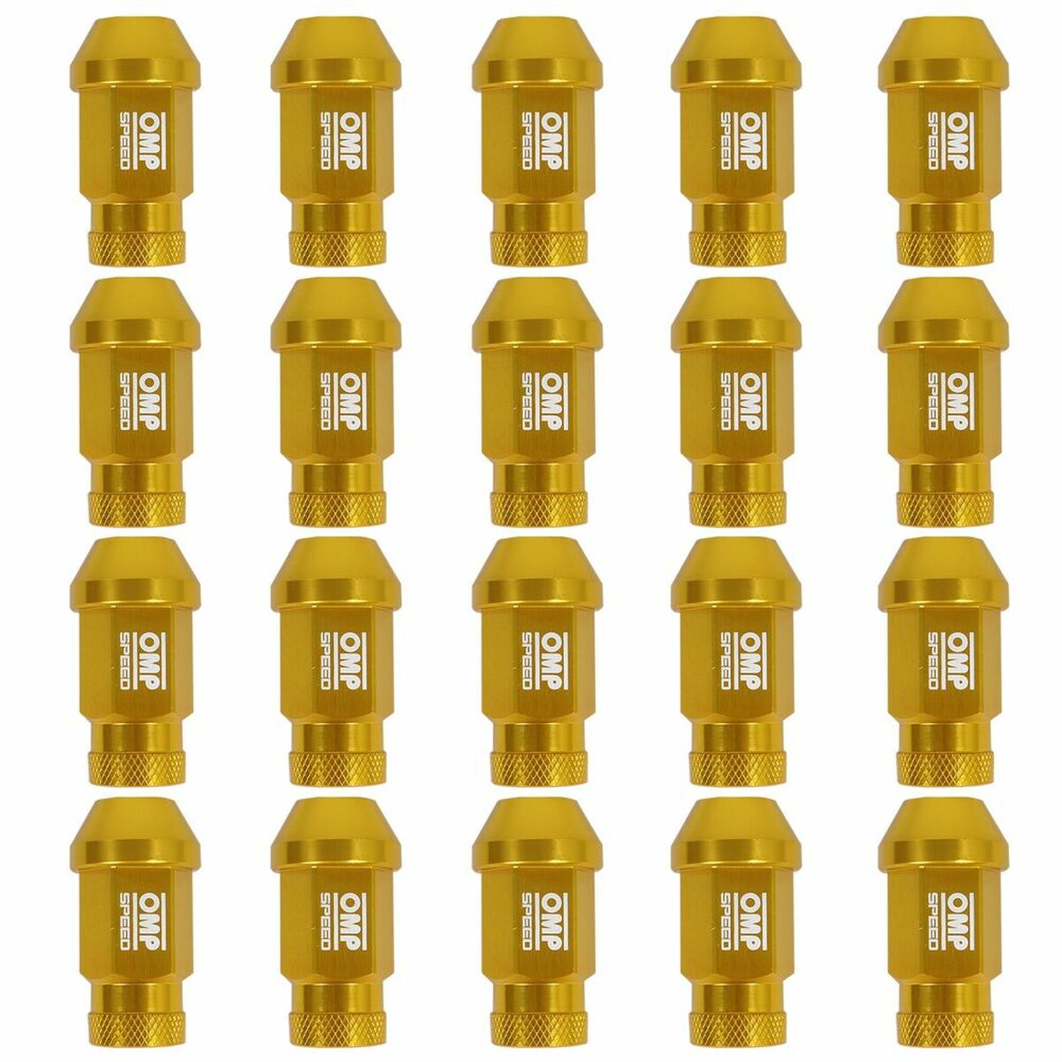 Set Παξιμάδια OMP Χρυσό 40 mm 20 uds M12 x 1,50