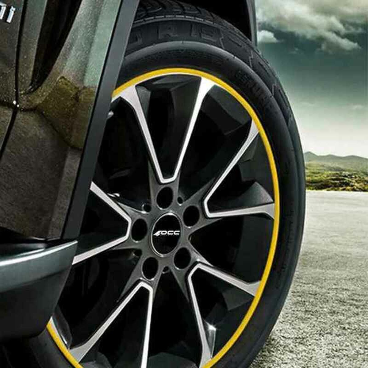 Προστατευτικό Ζάντα OCC Motorsport Κίτρινο