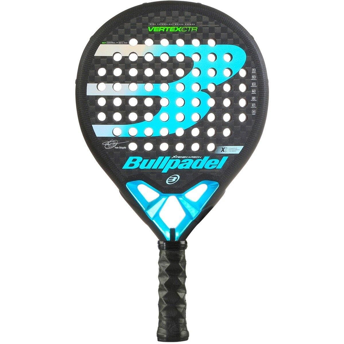 Ρακέτα Bullpadel Vertex 02 Control Proline 2020 Fede Chingotto Ασημί Ίνες άνθρακα