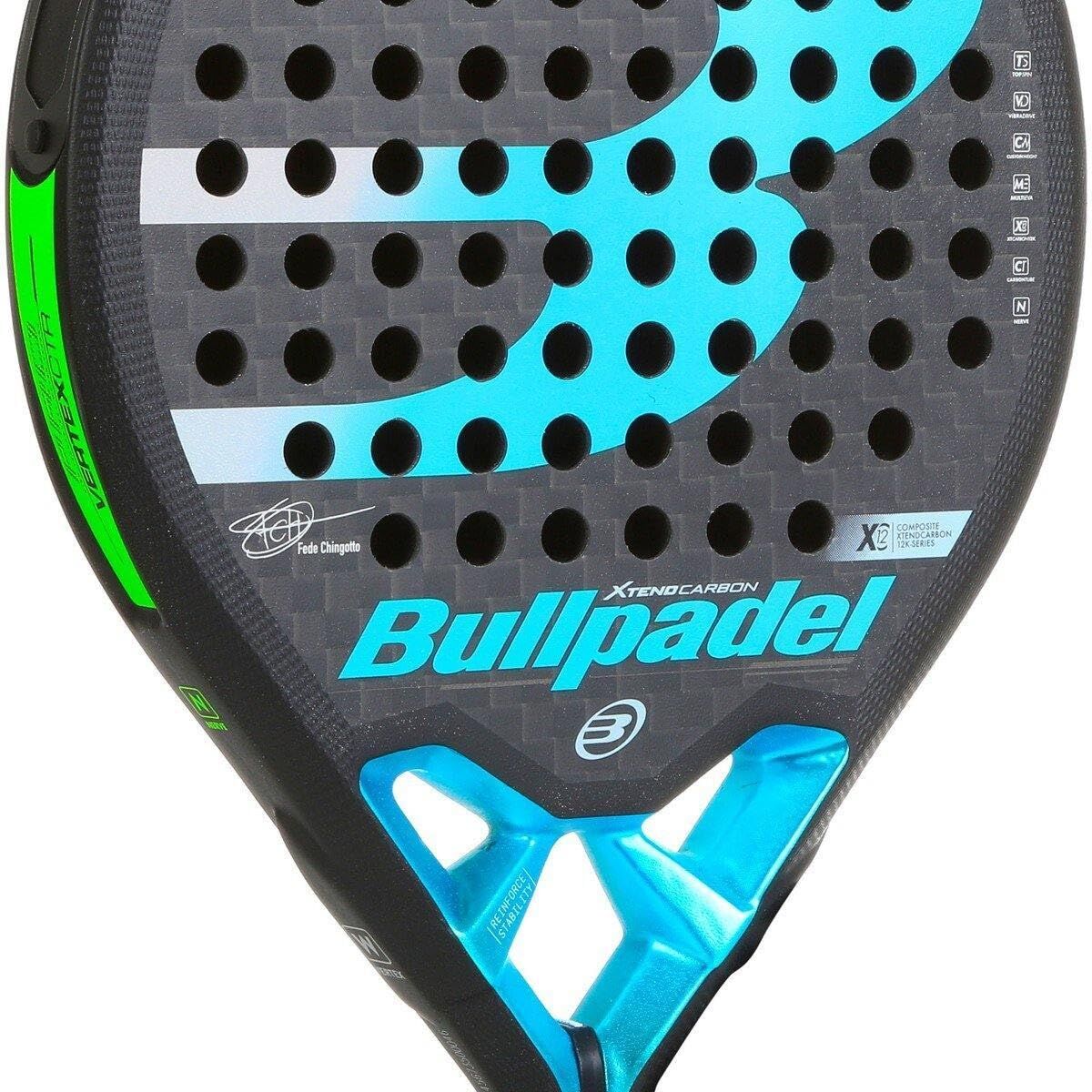 Ρακέτα Bullpadel Vertex 02 Control Proline 2020 Fede Chingotto Ασημί Ίνες άνθρακα