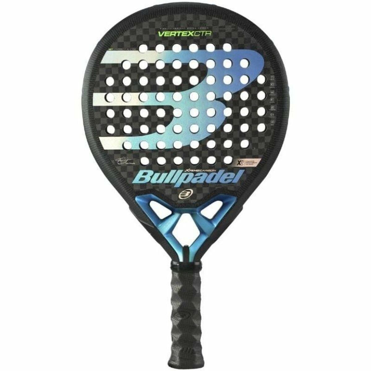 Ρακέτα Bullpadel Vertex 02 Control Proline 2020 Fede Chingotto Ασημί Ίνες άνθρακα