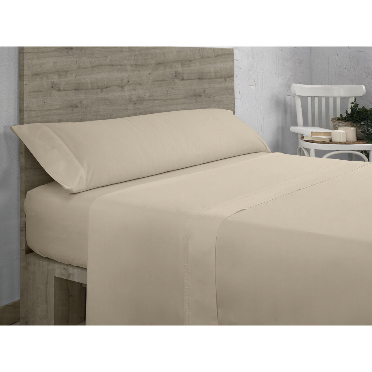 Τοποθετημένο κάτω φύλλο Alexandra House Living QUTUN Γκρι 200 x 1 x 200 cm