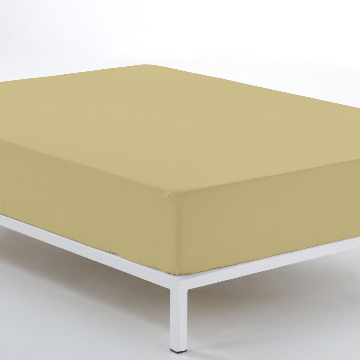 Τοποθετημένο φύλλο Alexandra House Living Άμμο 150 x 200 x 30 cm