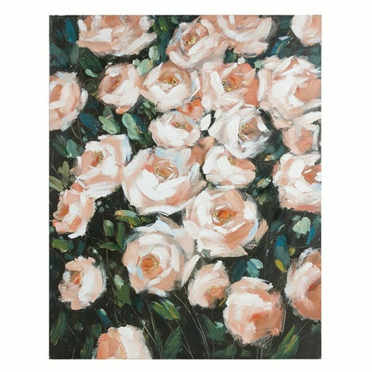 Ελαιογραφία Roses ξύλο πεύκου