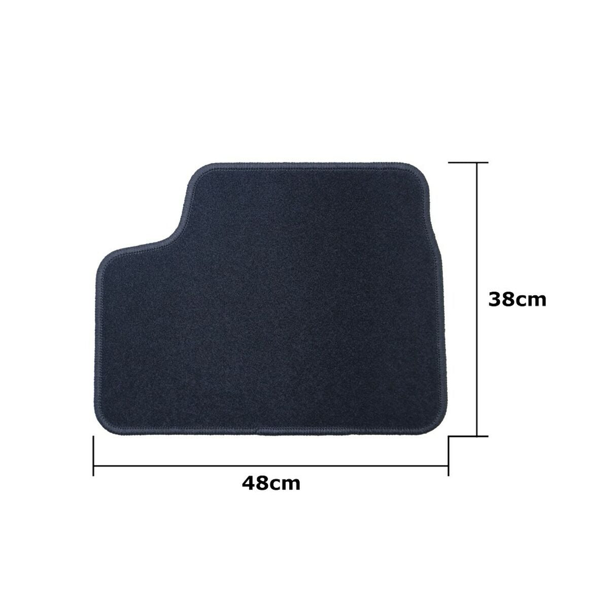 Σετ Χαλιών Αυτοκινήτου OCC Motorsport OCCOP0008 Μαύρο Opel Astra H Twintop Cabrio 4 Τεμάχια